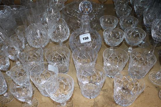 Suite of Waterford glassware